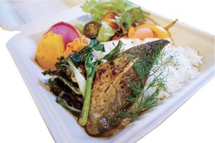 cafe&dining Passeretti：限定日替わり定食（ミニ前菜・ライス・スープ付）