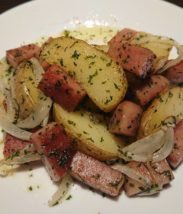 スパムジャーマンポテト