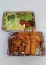 魚あら　エビフライ・唐揚げセット