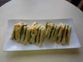 パンカフェ珈琲香爐：クラブハウスサンド